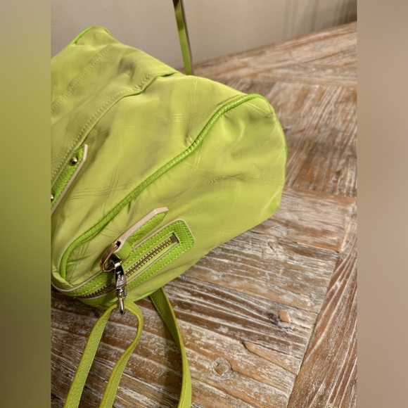 Vera Bradley Lime Green poly satchel crossbody purse Bundle with Vera Blouse - Picture 10 of 14